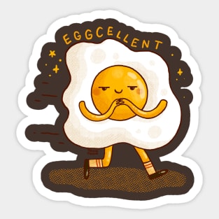 Eggcellent Sticker